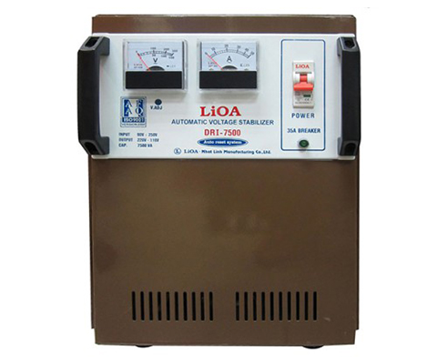 Ổn áp Lioa DRI 7500 II thiết kế hiện đại