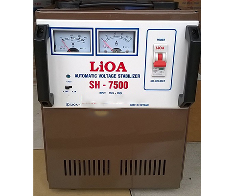 Ổn áp Lioa SH 7500 II hiệu quả hoạt động cao
