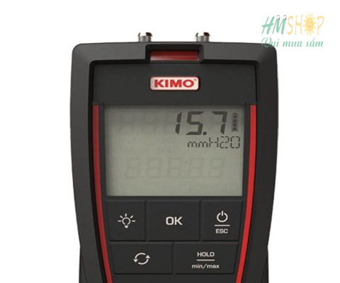 Máy đo áp suất chênh lệch cầm tay KIMO MP110 màn hình