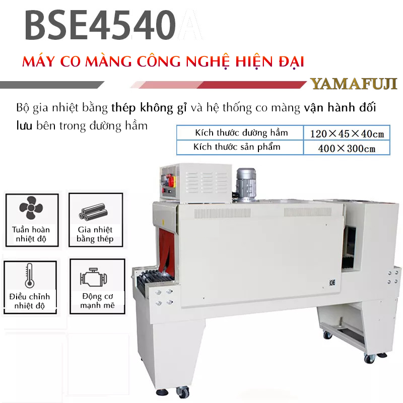 ưu điểm vượt trội của máy co màng BSE-4540