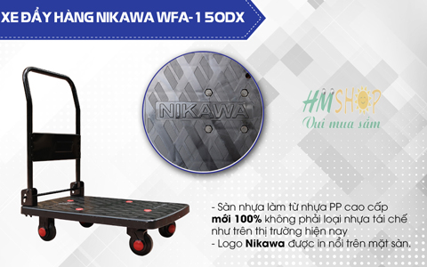 Xe đẩy hàng Nikawa WFA-150DX sàn xe