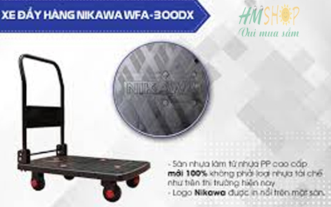 Xe đẩy hàng Nikawa WFA-300DX  mặt sàn