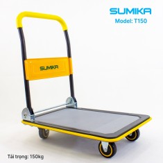 Xe đẩy hàng sàn thép SUMIKA T150, tải trọng 150kg